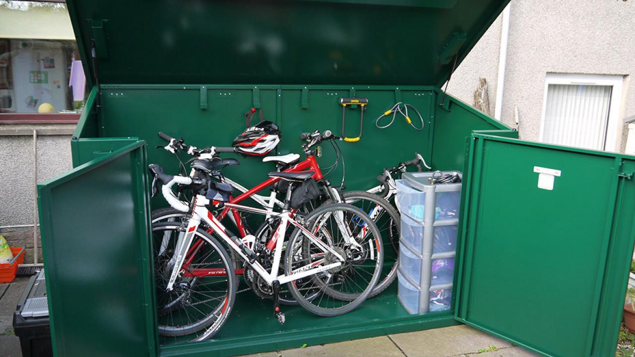 Asgard bike shed online